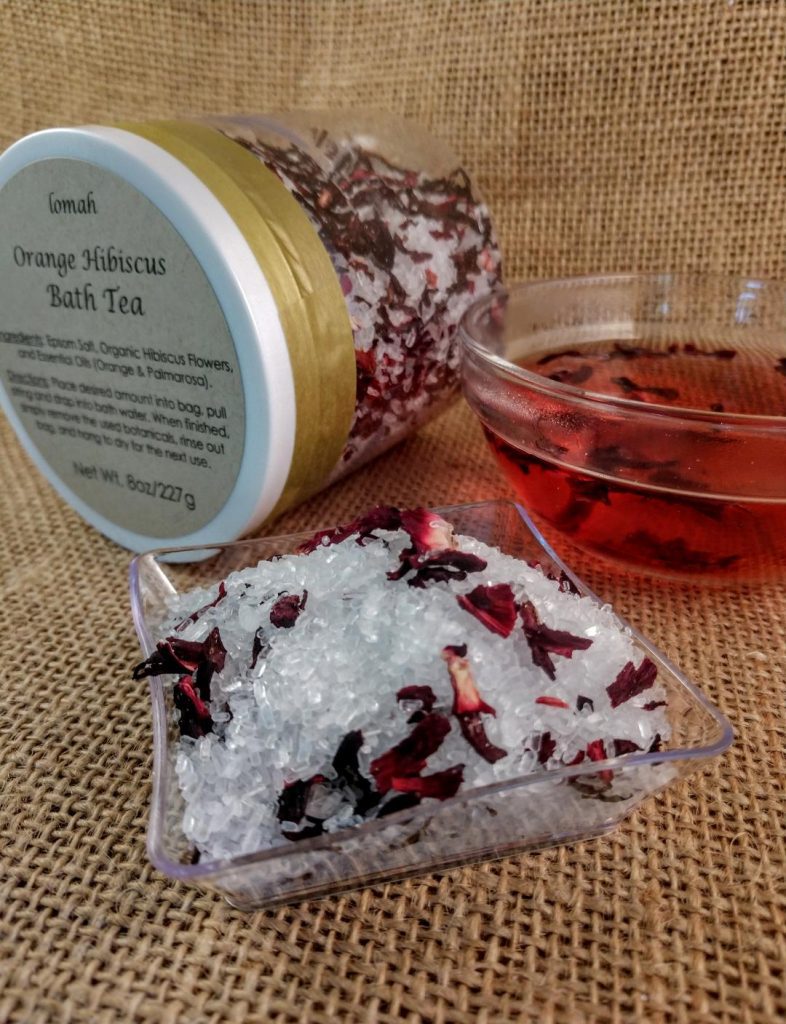 Orange Hibiscus Bath Tea - lomah